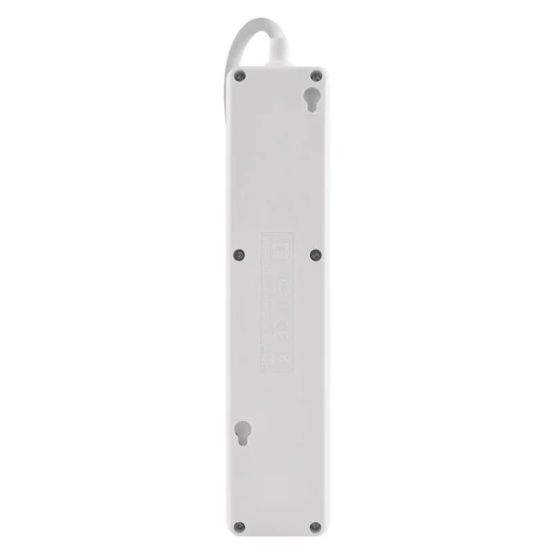 Predlžovací kábel 2 m / 3 zásuvky / s vypínačom / biely / 1×USB-A + 1×USB-C / 1,5 mm2 – Obrázok 10