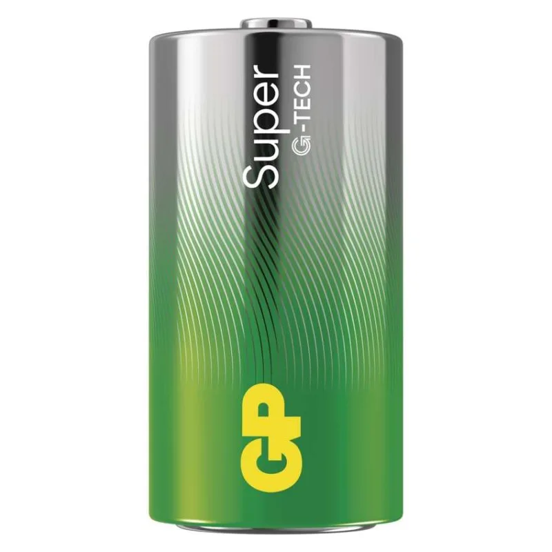Alkalická batéria GP Super LR14 (C), 2 ks – Obrázok 4