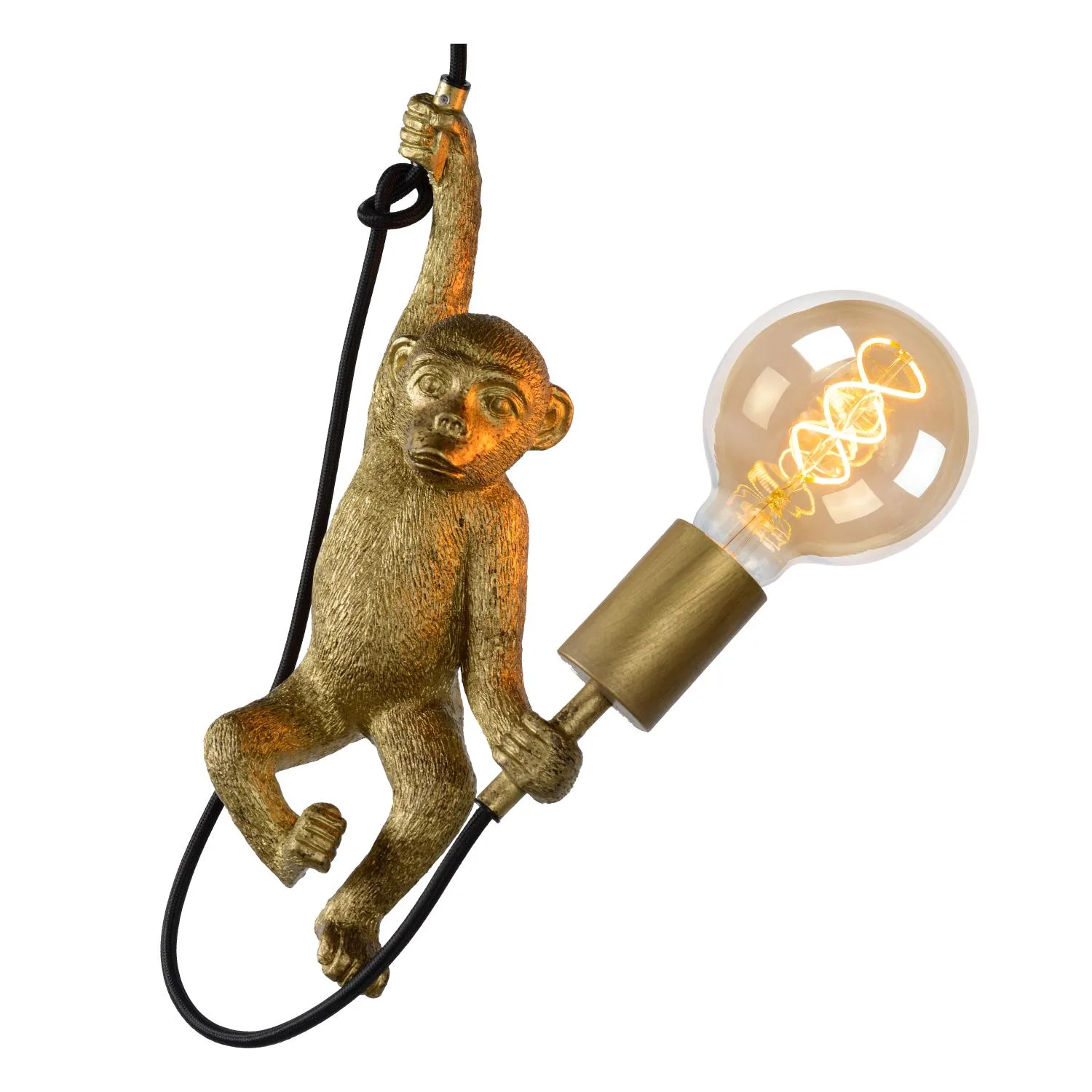 EXTRAVAGANZA CHIMP – Zavesené svietidlo – Ø 17,6 cm – 1xE27 – Čierna – Obrázok 12
