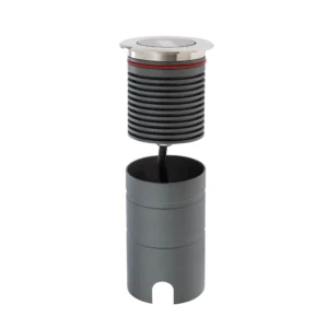 XGROUND GRND. RND. REC. FITTING 1x5W 12-24V DC CRI>80 IP67 10dgr SS sea envr. suit.
