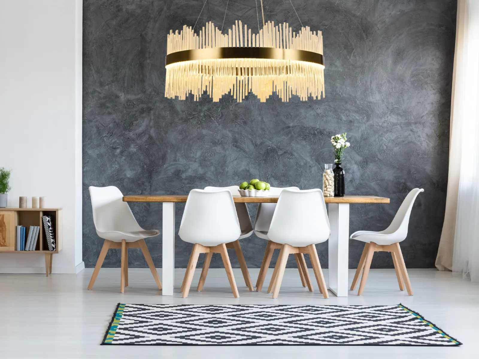 LED krištáľové svietidlo + diaľkový ovládač 110W - J6314/C – Obrázok 8