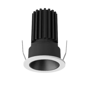 XSLICK REC. LIGHT FITING fi.52 220-240V AC 8W 36dgr SWH/SBK