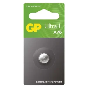 Alkalická gombíková batéria GP Ultra Plus LR44 (A76F), 1 ks
