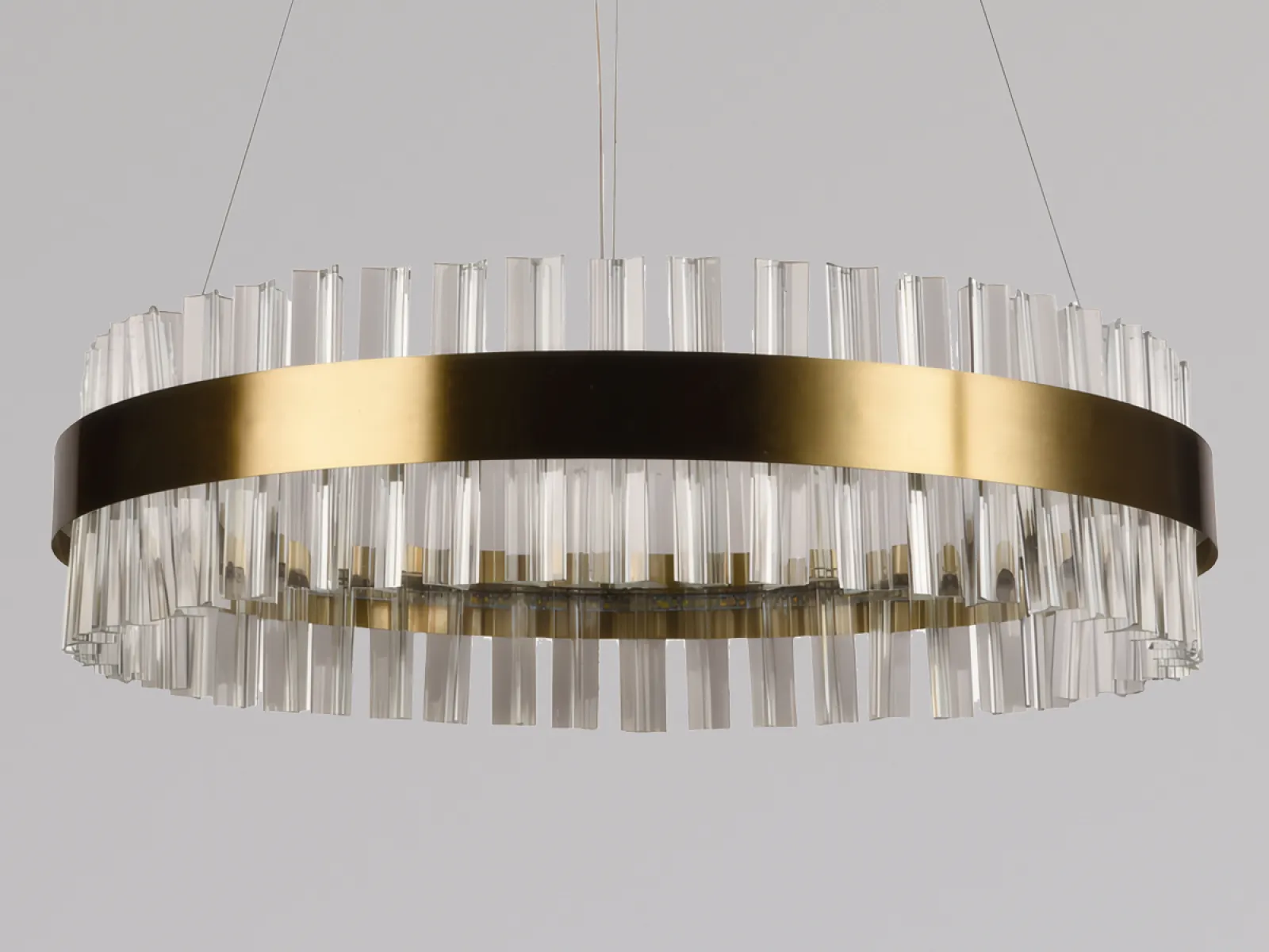 LED krištáľový luster + diaľkový ovládač 50W - J6301/C