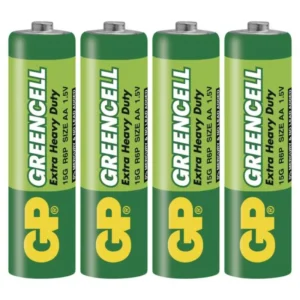 Zinko-chloridová batéria GP Greencell R6 (AA), 4 ks