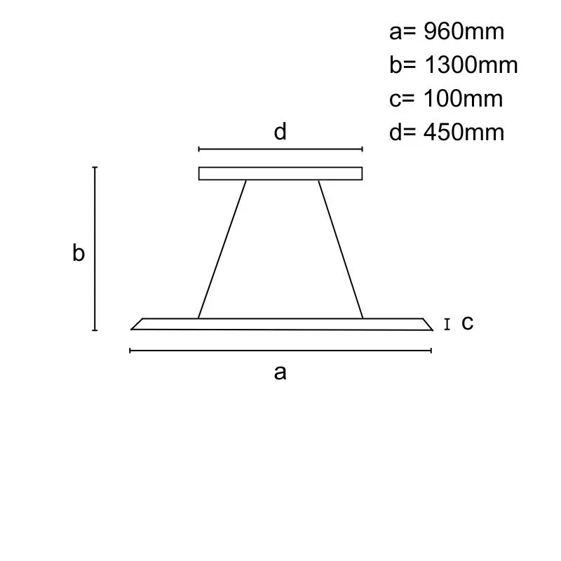 LED závesné svietidlo s diaľkovým ovládačom 40W - J4370/G – Obrázok 3