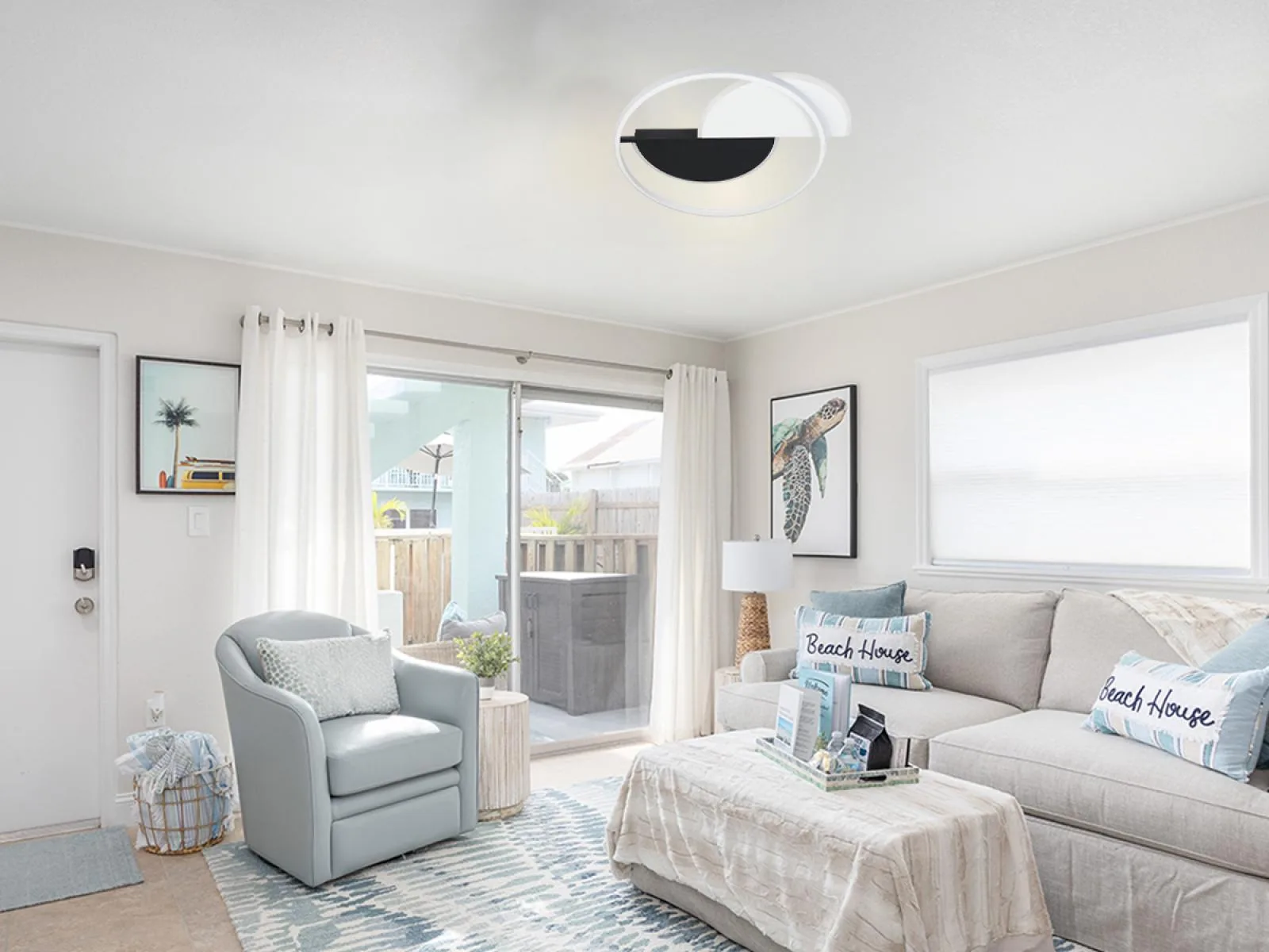 LED stropné svietidlo s diaľkovým ovládačom 70W - TA1315/WB – Obrázok 9