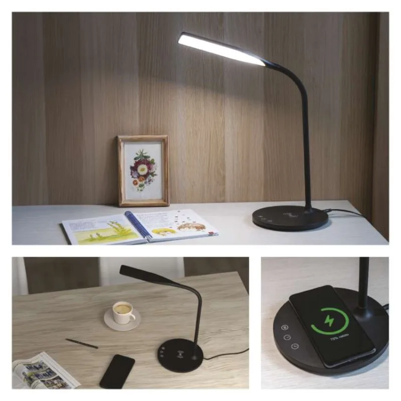 LED stolná lampa OSCAR, čierna – Obrázok 23
