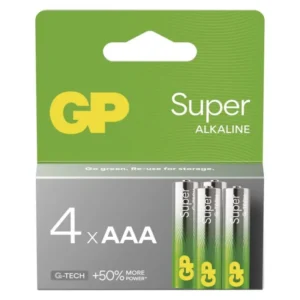 Alkalická batéria GP Super LR03 (AAA), 4 ks