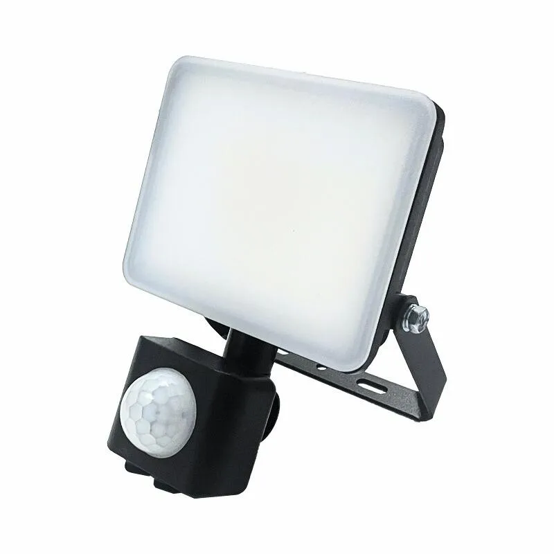Vonkajší čierny LED reflektor so senzorom 10W / 4000K - LF7021S – Obrázok 15