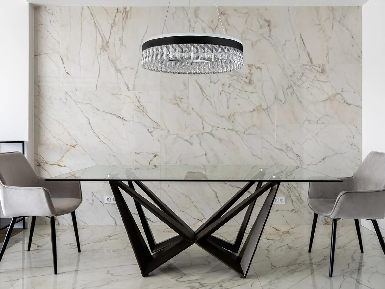 LED luxusné závesné krištáľové svietidlo s diaľkovým ovládačom 90W - TA2300/B – Obrázok 13