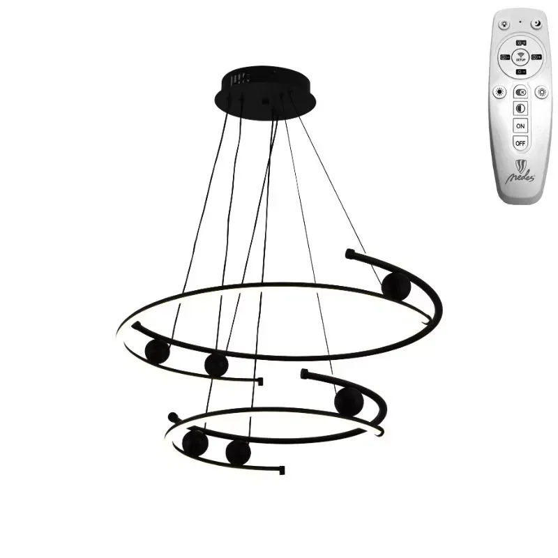LED závesné svietidlo + diaľkový ovládač 80W - J4346/B – Obrázok 3