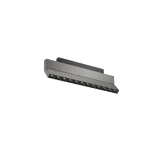 XTEN REC./SURF. ADJ. LINEAR LIGHT FIT. w. SPOTS DALI 10W 195mm 48V DC 36dgr UGR<19 CRI.90 IP40 FNI