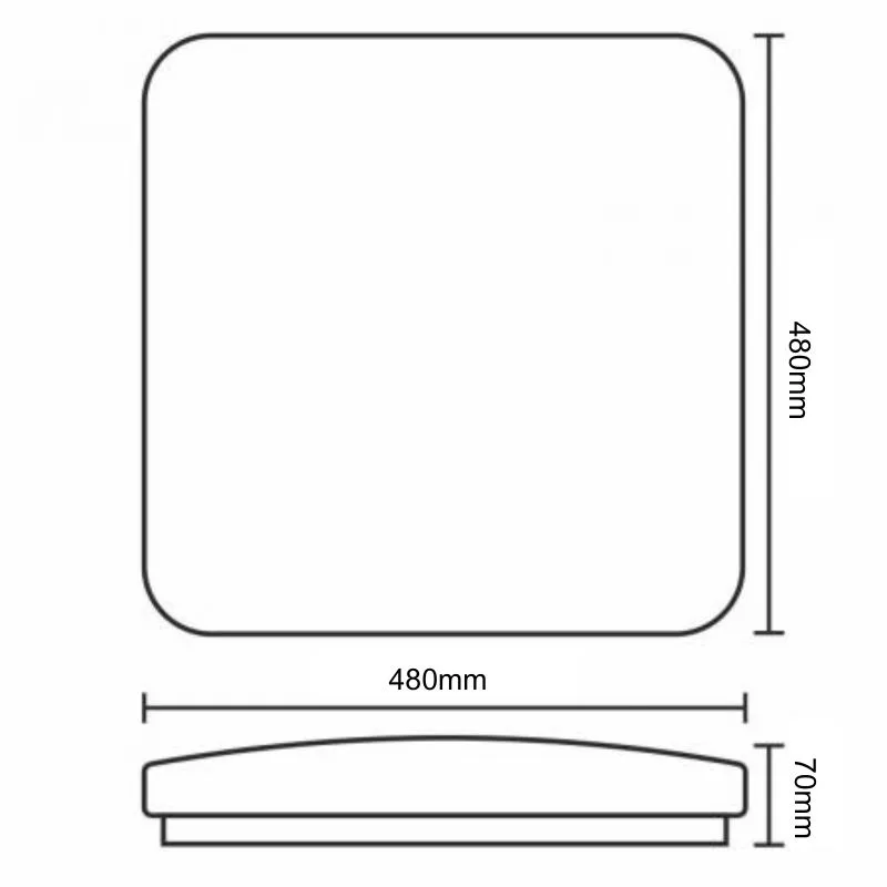 LED stropnica OPAL + diaľkový ovládač 48W - LCL535S/S – Obrázok 4