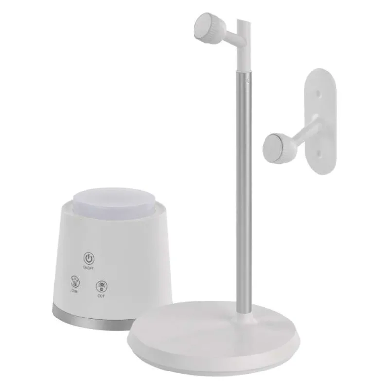 LED stolná lampa ABBIE, dobíjacia, biela – Obrázok 21