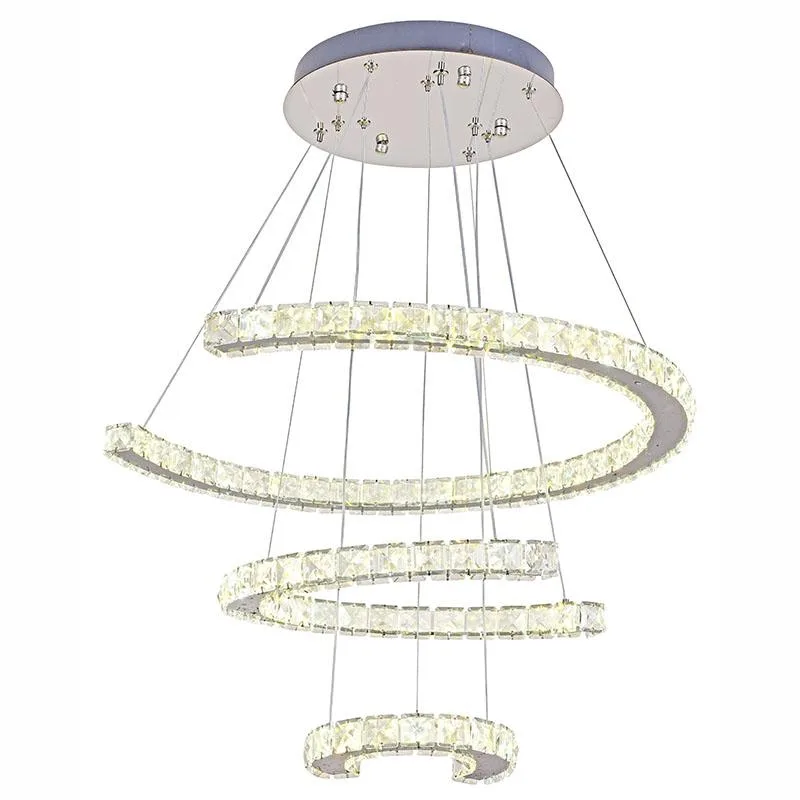 LED luxusné krištáľové svietidlo + diaľkový ovládač 100W - J6356/CH – Obrázok 11