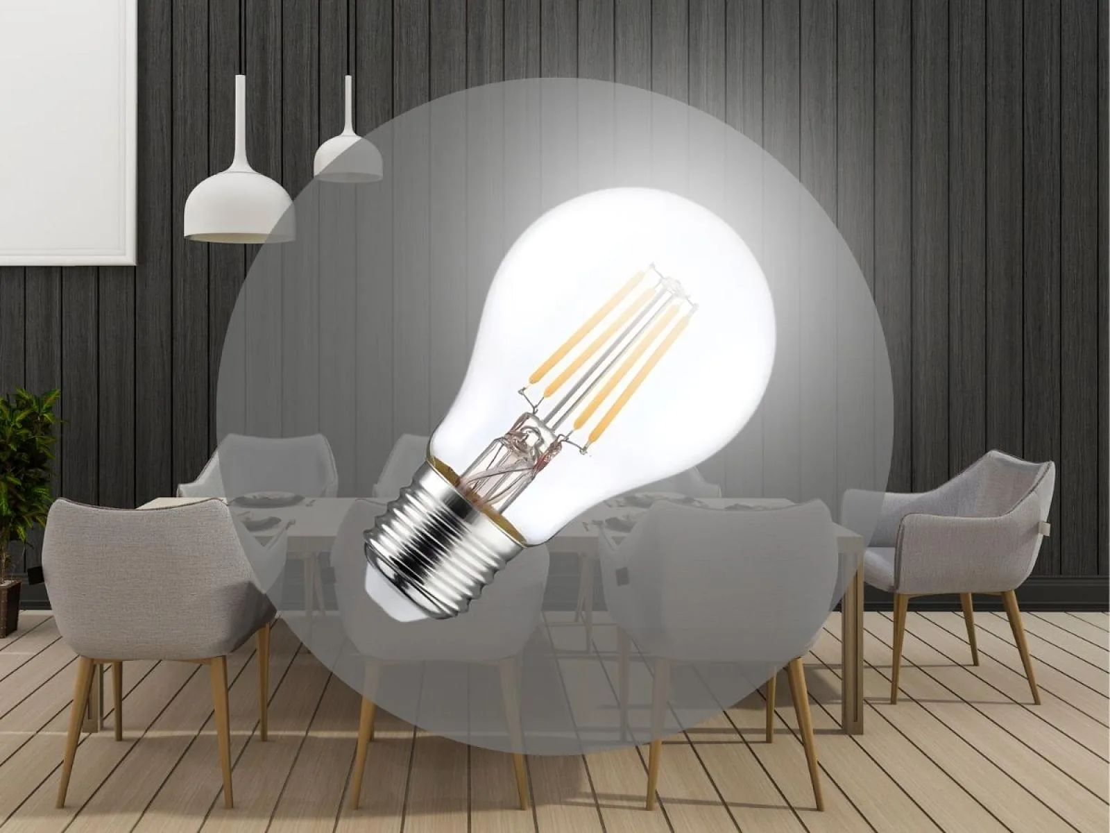 LED žiarovka / filament 6W – Obrázok 9