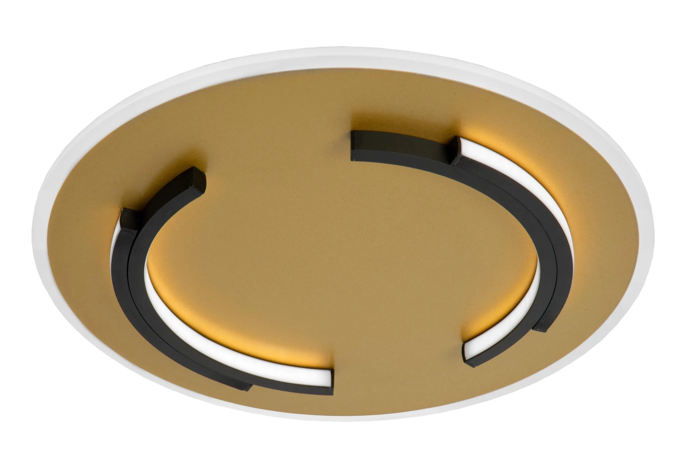 ANDREAS – Stropné svietidlo na zapustenie – Ø 39,6 cm – LED – 1x30 W, 2700 K – matná zlatá / mosadz – Obrázok 2