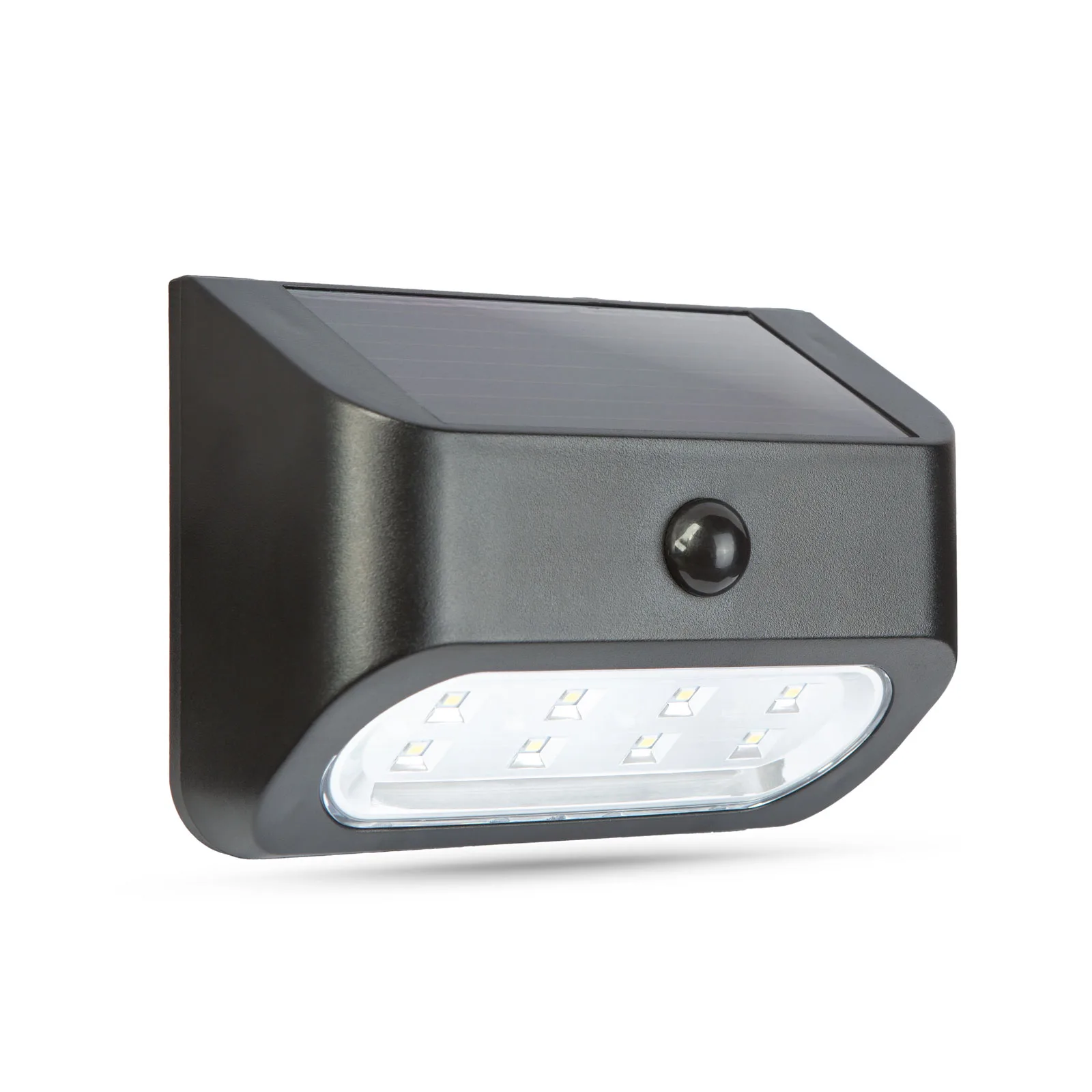 Solárne svietidlo s pohybovým senzorom – 14 x 6,5 x 10 cm – 8 x SMD LED – Obrázok 2
