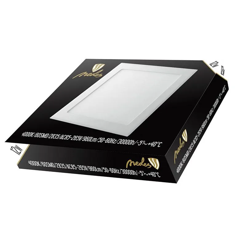 LED vsadený panel 12W / PS / SMD / 4000K / WH - LPL223 – Obrázok 7